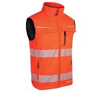 Beeswift Deltic High Visibility Softshell Bodywarmer Orange L BSD31ORL