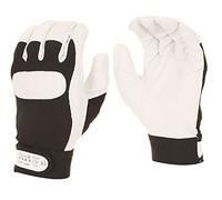 Beeswift DGVCL DRIVERS GLOVE CUFF L,White/Black