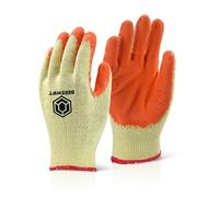 Beeswift Economy Grip Gloves Orange Large (Pack of 10) - EC8NORL