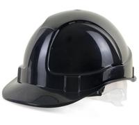 Beeswift - ECONOMY VENTED S/HELMET BLACK PLASTIC HARNESS - Black