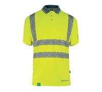 Beeswift Recyclable Hi-Vis Polo Shirt Yellow (L)