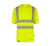 Beeswift Envirowear High Visibility Short Sleeve T-Shirt Saturn Yellow 4XL EWCTSSY4XL