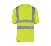 Beeswift Recyclable Hi-Vis T-Shirt Yellow (XL)
