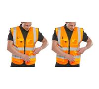 BeeSwift EXECUTIVE HI VIZ WAISTCOAT SATURN YELLOW 6XL