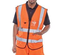 Beeswift Executive High Visibility Waistcoat Orange L