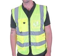 Beeswift Executive Mesh Waistcoat Saturn Yellow 3XL