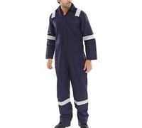 Beeswift Fire Retardant Boilersuit Nordic Design Navy Blue 42