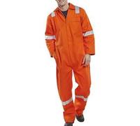 Beeswift Fire Retardant Boilersuit Nordic Design Orange 54 CFRBSNDOR54