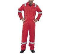 Beeswift Fire Retardant Boilersuit Nordic Design Red 44 CFRBSNDRE44