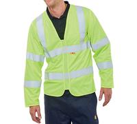 FIRE RETARDANT HI-VIS JERKIN SATURN YELLOW L