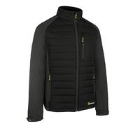 Beeswift Men's Flex Workwear Padded Jacket – Black – XXXXXL