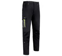 BeeSwift Flex® Workwear Trousers Unisex Two-Toned Black/Grey Durable Four-Way Stretch Fabric Breathable Outdoor Walking Trousers - 40 Tall