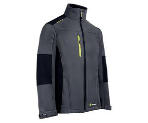 Beeswift FlexSoftshell Jacket Two-Tone Grey/Black 3XL SFSJGYBL3XL