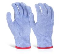 Beeswift Glovezilla Cut Resistant Food Safe Glove Blue M (Pair)