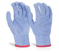 Beeswift Glovezilla Cut Resistant Food Safe Gloves 1Pr Blue L GZ10BL