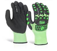 Beeswift Glovezilla Foam Nitrile Coated Glove Green L Pair GZ64LGL