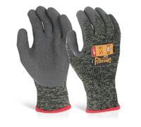 Beeswift Glovezilla Latex Palm Coated Glove Green S (Pair)