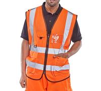 Beeswift Executive High Visibility Waistcoat Orange S WCENGEXECORS