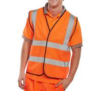 Beeswift Hi Viz Waistcoat Full App. G Orange M