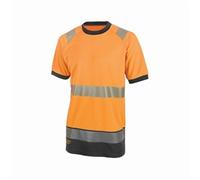 Beeswift High Vis Two Tone Short Sleeve T Shirt Orange / Black 4XL