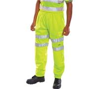 HI VIZ JOGGING BOTTOMS SATURN YELLOW XXXL
