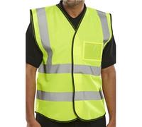 HI VIZ ID VEST EN20471 SATURN YELLOW M