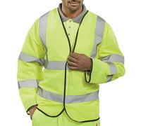 Beeswift High Visibility Long Sleeve Jerkin Saturn Yellow L PKJENGL