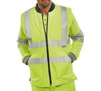 Beeswift High Visibility Reversible Bodywarmer Yellow/Navy 6XL