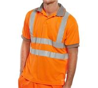 Beeswift High Visibility Short Sleeve Polo Shirt