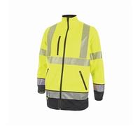 Beeswift High Visibility Two Tone Softshell Saturn Yellow / Navy XL