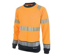 Beeswift High Visibility Two Tone Sweatshirt Orange/Black 3XL HVTT020ORBL3XL