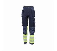 Beeswift Deltic Hi-Vis Two-Tone Trousers Sat Yellow/Navy 40S TTT