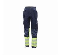 Beeswift High Visibility Two Tone Trousers Saturn Yellow / Navy 42