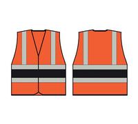Beeswift High Visibility Vest Orange/Black 5XL HVVA2BL5xL