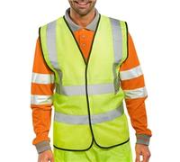 B Seen Hi-Vis Waistcoat High-Visibility Extra Extra Extra Large (XXXL) Yellow
