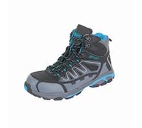 Beeswift Hiker S3 Safety Boots 1 Pair Composite Black/Blue 4 CF35B04