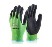 Beeswift Kutstop Microfoam Nitrile Gloves Cut Level 5 Green L - KS15L