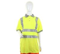 Beeswift LADIES Hi Visibility Short Sleeve POLO SML