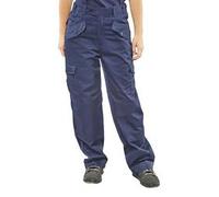 Beeswift Ladies Polycotton Trousers Navy Blue 24 LPCTHWN24