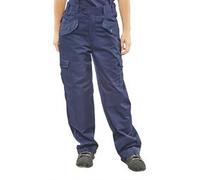 Beeswift Ladies Polycotton Trousers Navy Blue 40 - LPCTHWN40