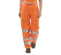 Beeswift Ladies Rail Spec Trousers Orange 26 LRST26