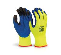 LATEX THERMO-STAR FULLY DIPPED GLOVE SATURN YELLOW 10