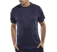 Beeswift Lightweight T-Shirt Navy Size 4XL BCTSN4XL