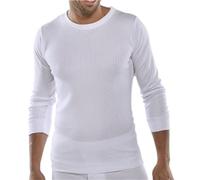 LONG SLEEVE THERMAL VEST WHITE XXXL