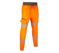 Beeswift Mens Hi-Vis Work Joggers Orange Size M