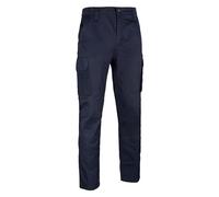 beeswift Granada Stretch Ripstop Fabric Reinforced Workwear Trousers Cargo Pocket Utility Pants Protective Clothing - Navy - 30-Short