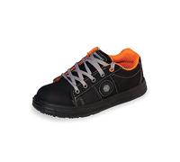 Beeswift Mesh Lined Nubuck Leather S1 Sneaker Trainer 1Pr Black 5 CF1805