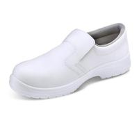 Beeswift Micro-Fibre Slip On Shoe S2 White 05