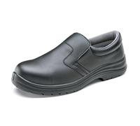 Beeswift Micro-Fibre Steel Toe S2 Slip-On Shoe 1Pr Black 13 CF83313