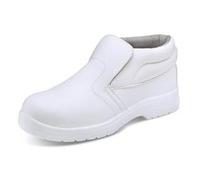 Beeswift Micro-Fibre Water Resistant Pull On Steel Toe Cap S2 Safety Boots 1Pr White 10 CF85210
